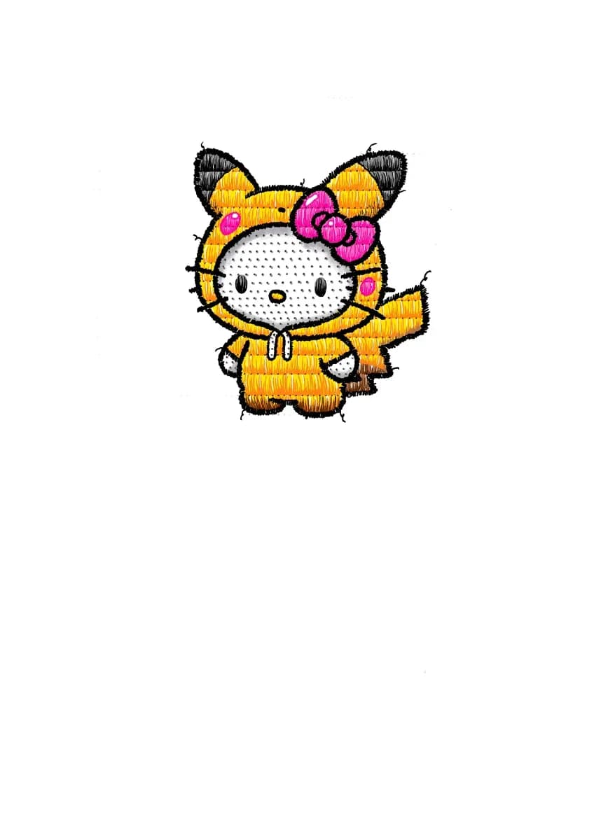 헬로키티 자수타투 - 1