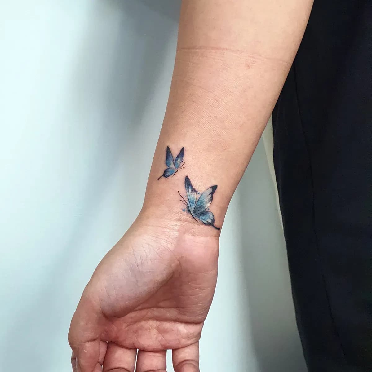 손목 레터링 커버업 - 1