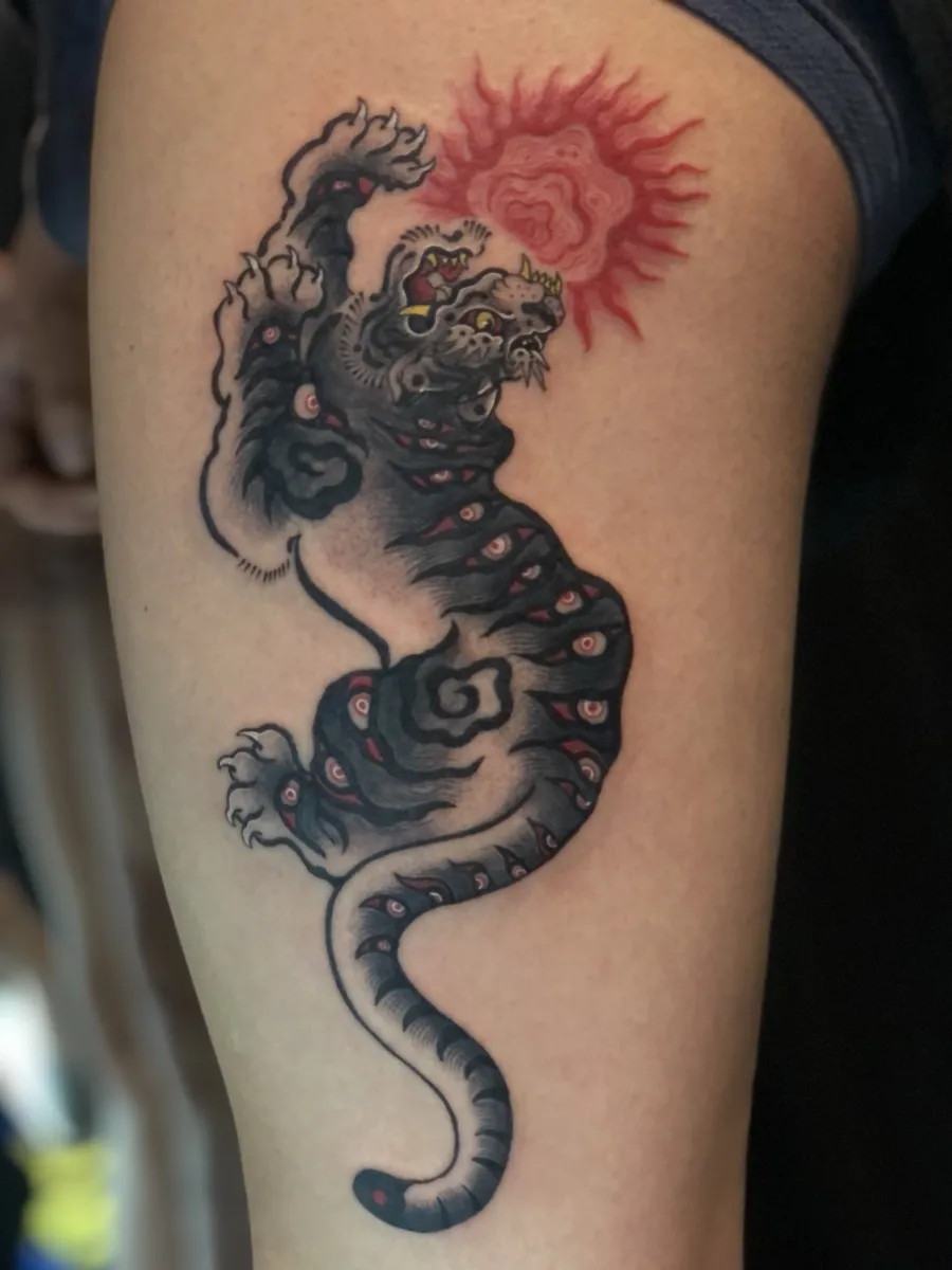 묘당타투 호랑이 시리즈