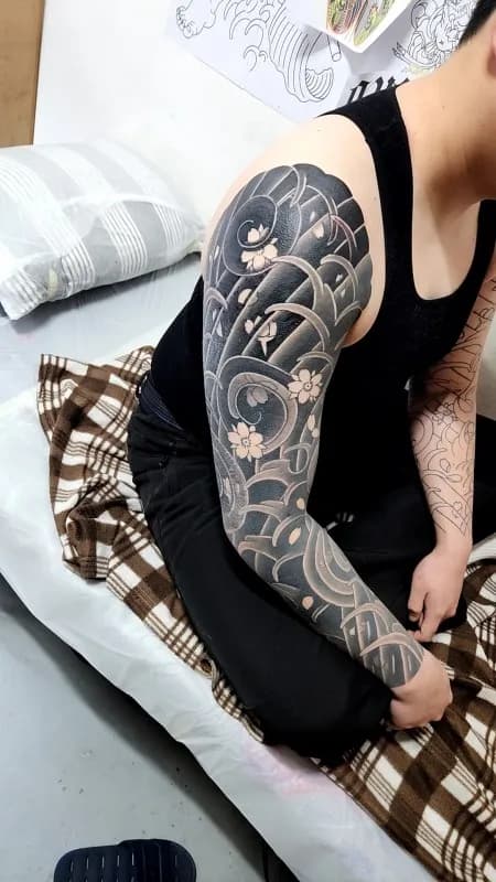 사쿠라후부키, 대구타투, 대구이레즈미, 대구타투문의, 대구이레즈미문의, 대구타투잘하는곳, 대구이레즈미잘하는곳. - 1