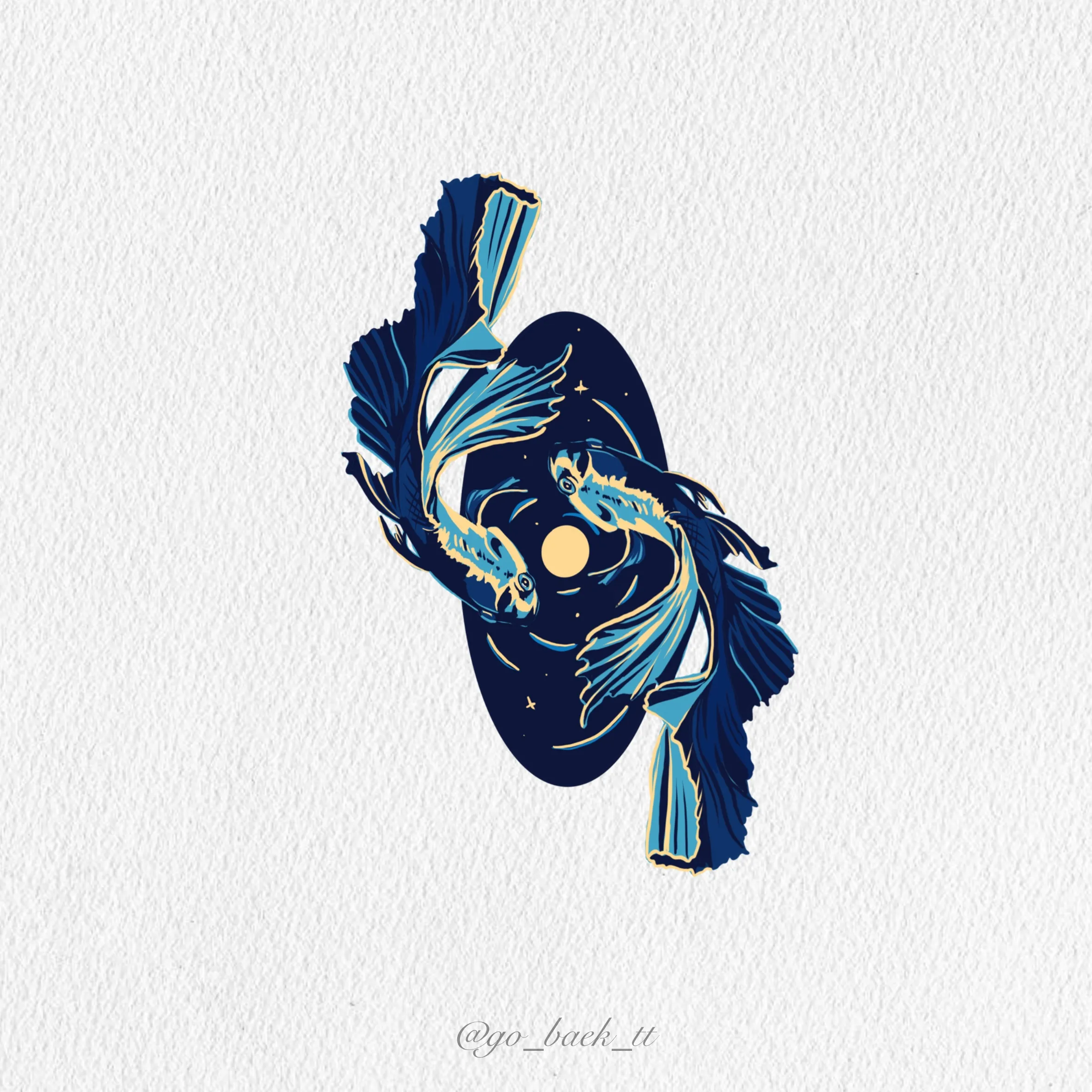 물고기 자리 타투 - 1