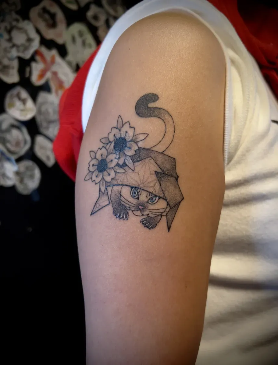 묘당타투 고양이 - 1