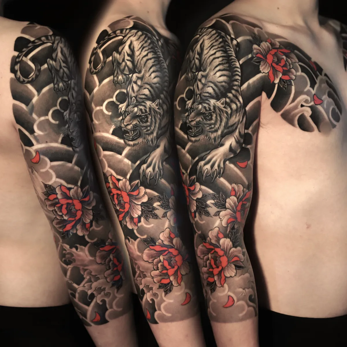 가슴 7부 커버 및 연장