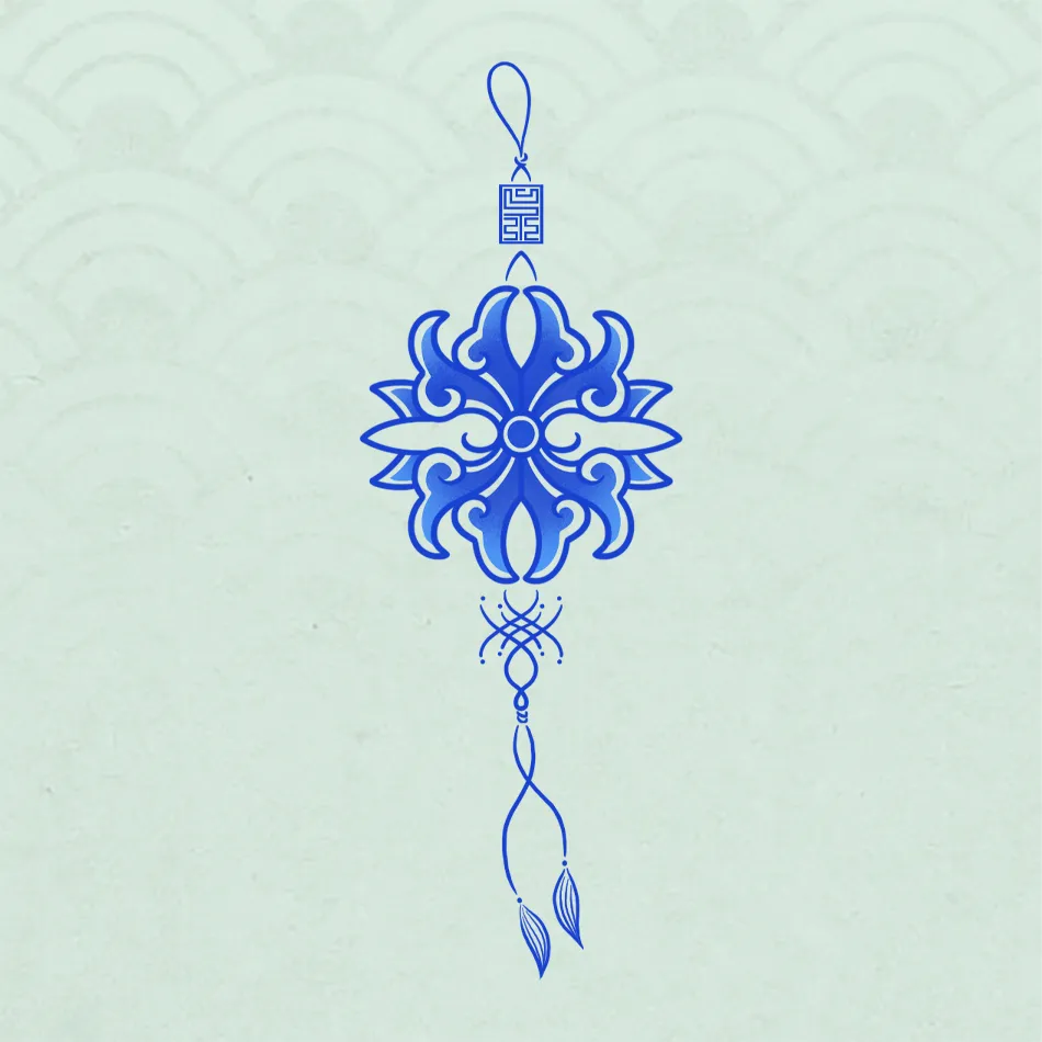 동양적인 오너먼트 - 1