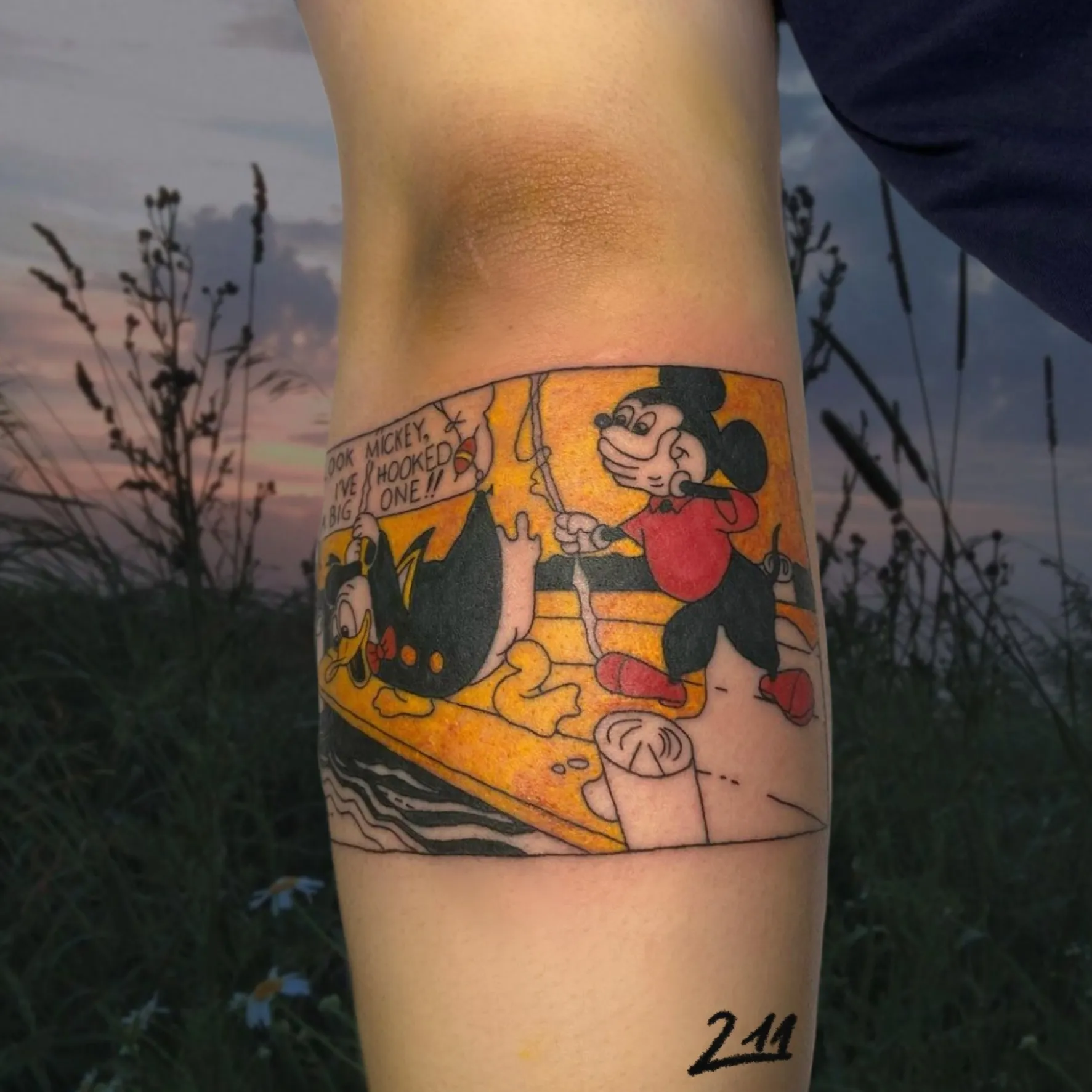 미키마우스 타투 - 1