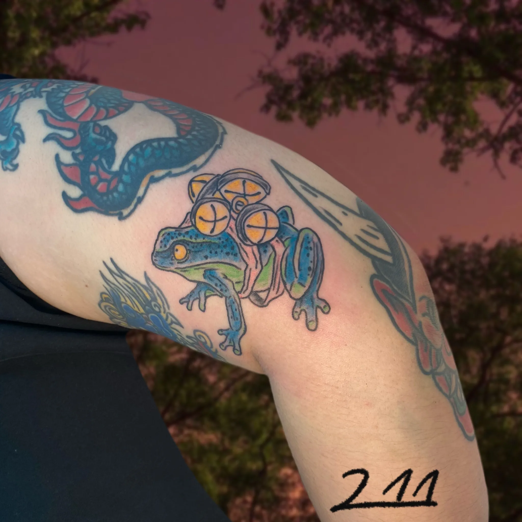 올드스쿨 두꺼비 타투 - 1