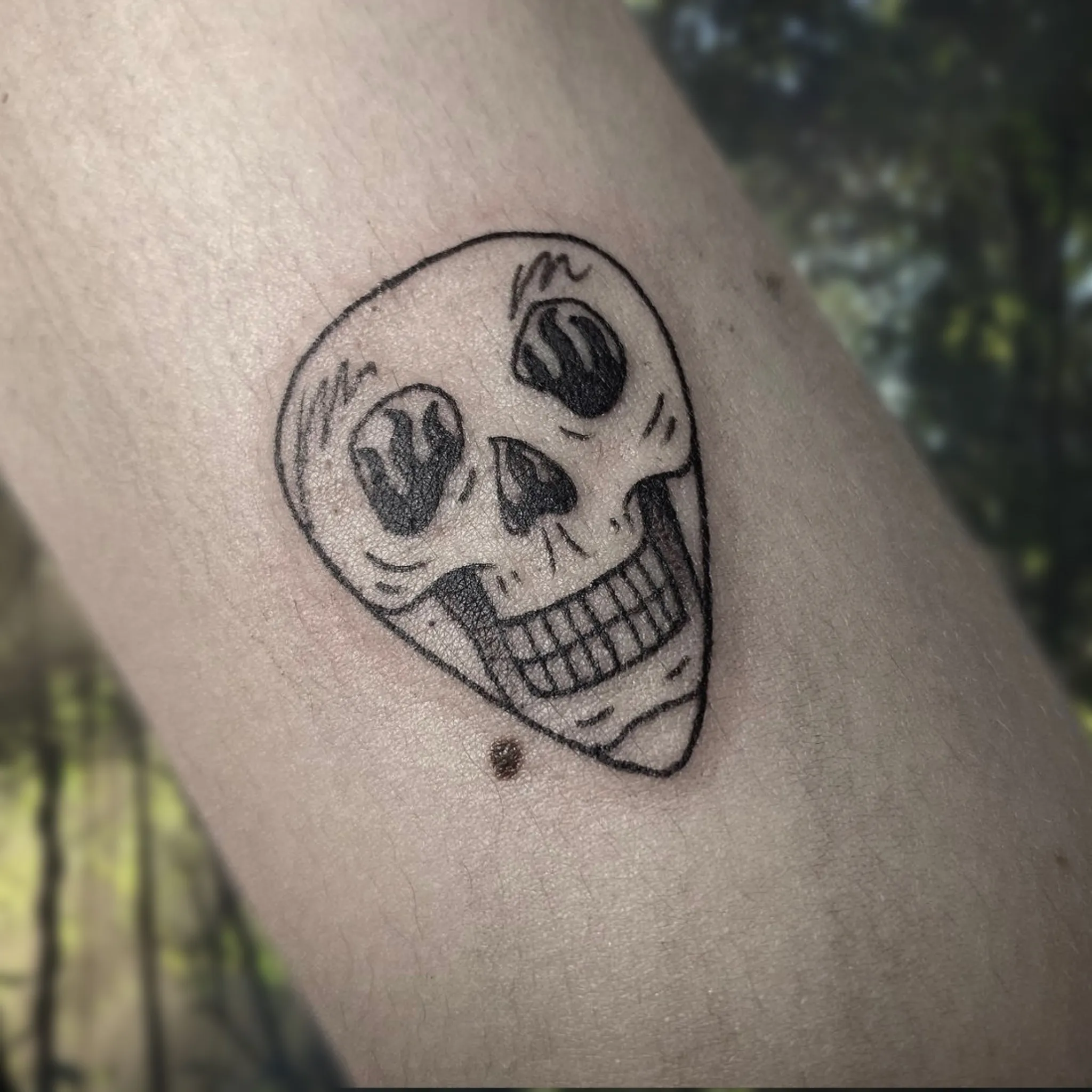 부산 미니 해골타투 - 1