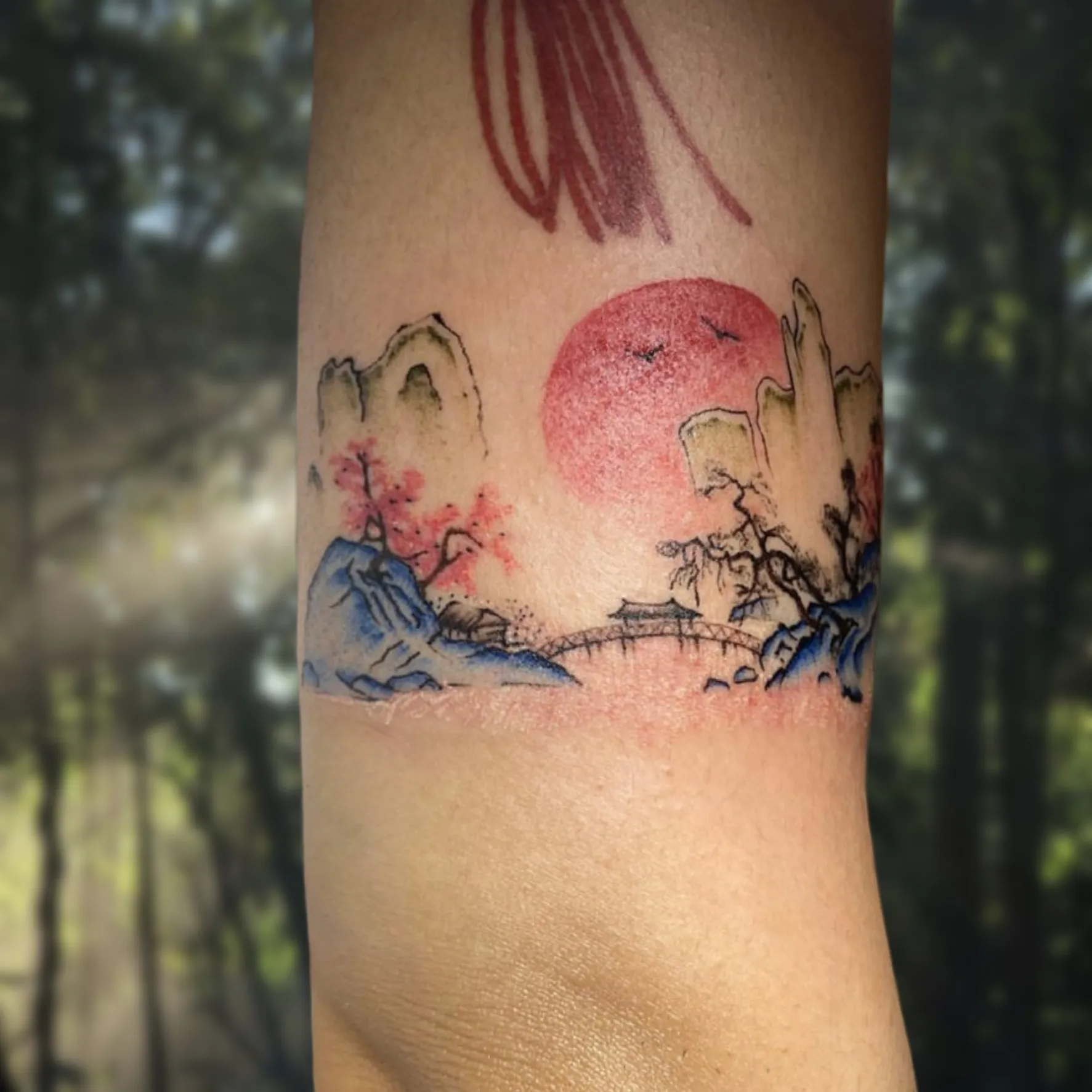 경성대 동양화 타투 - 1