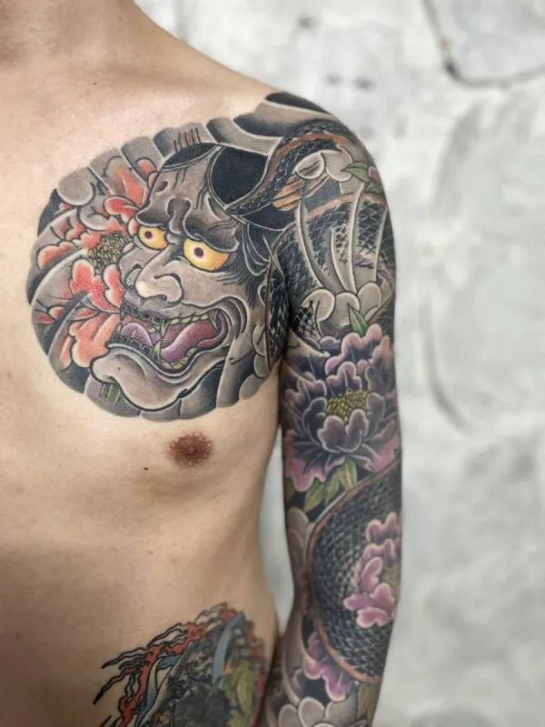 대구) 가슴긴팔 뱀,한야 작업