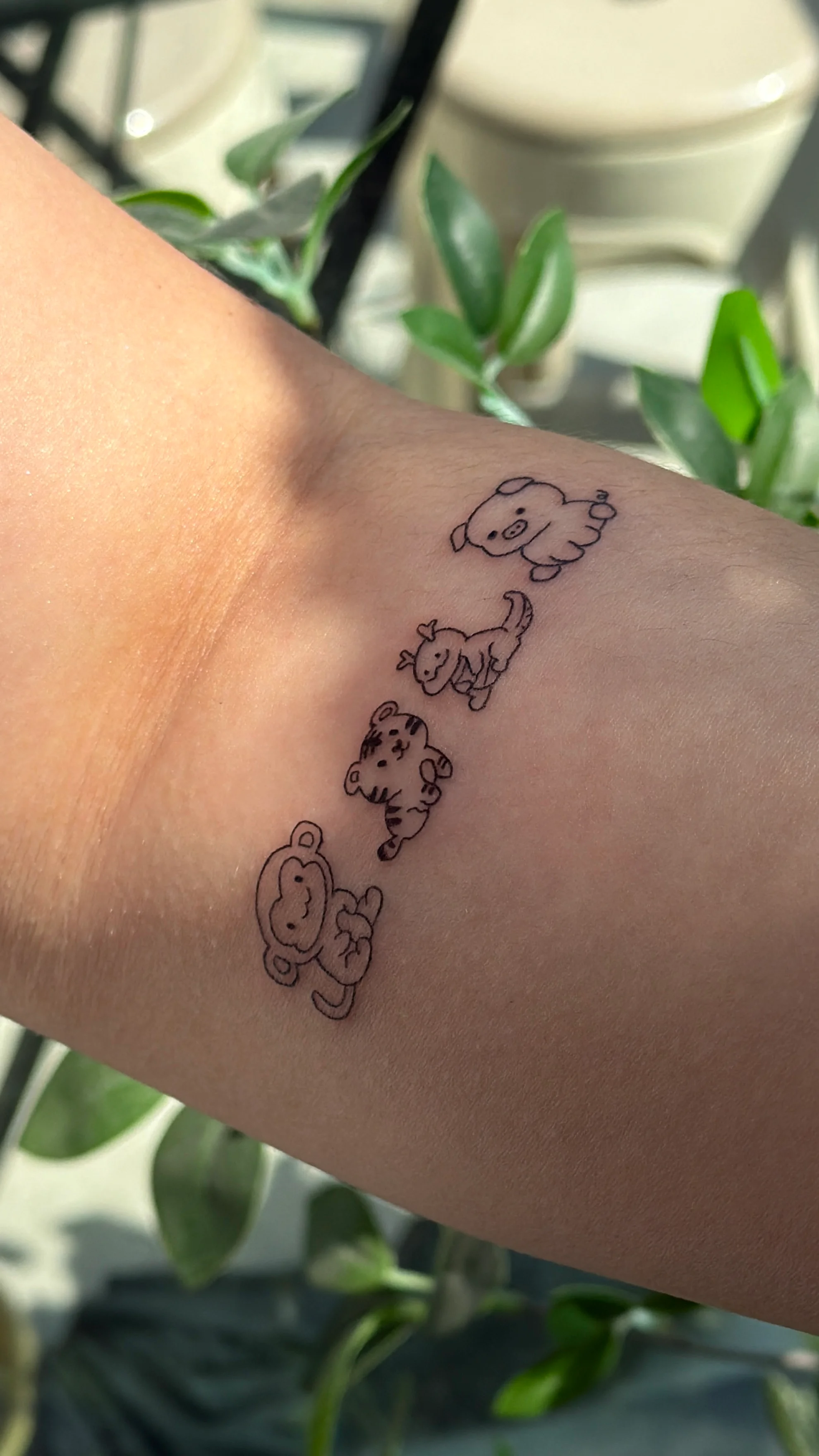 띠타투,가족타투