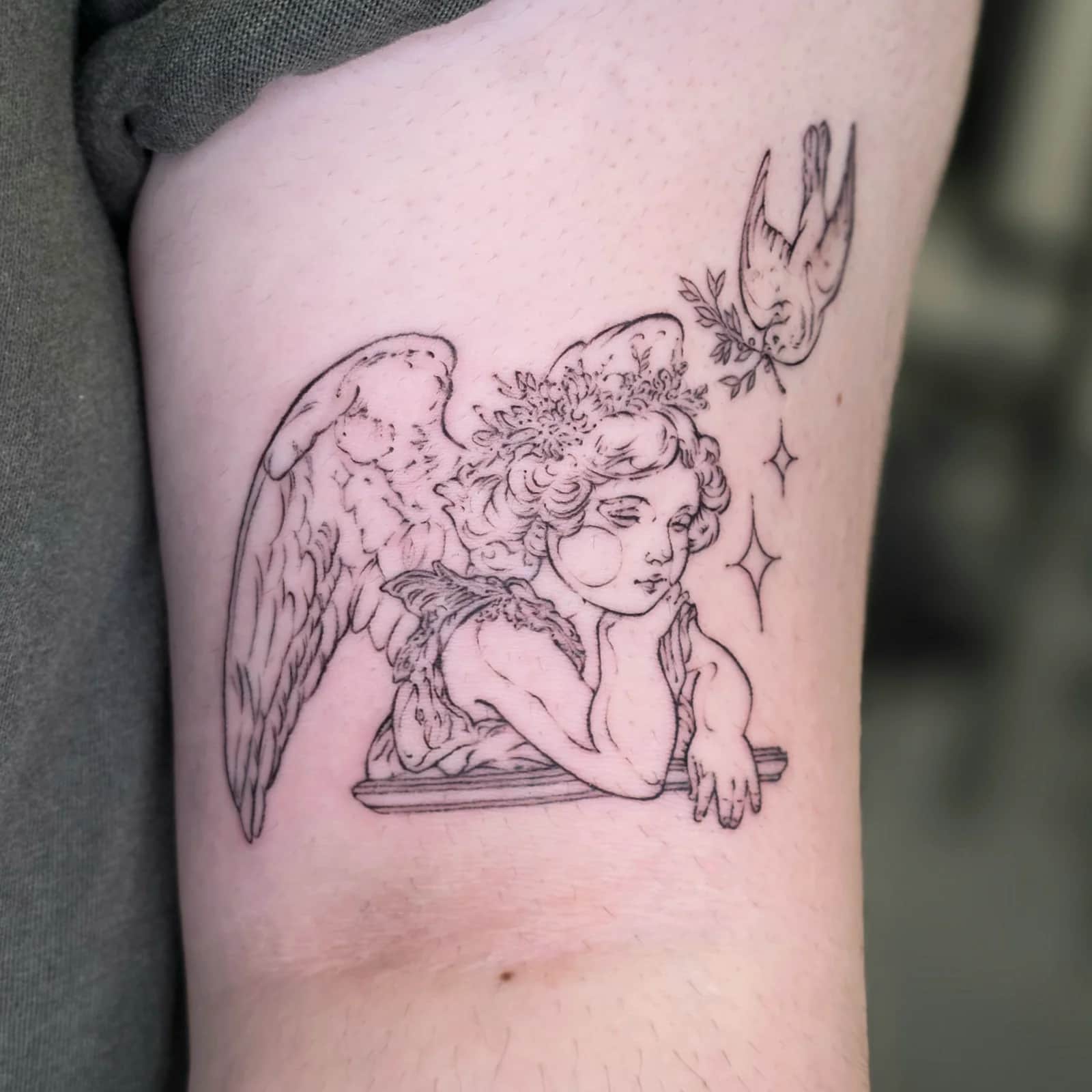 천사와 비둘기 🕊