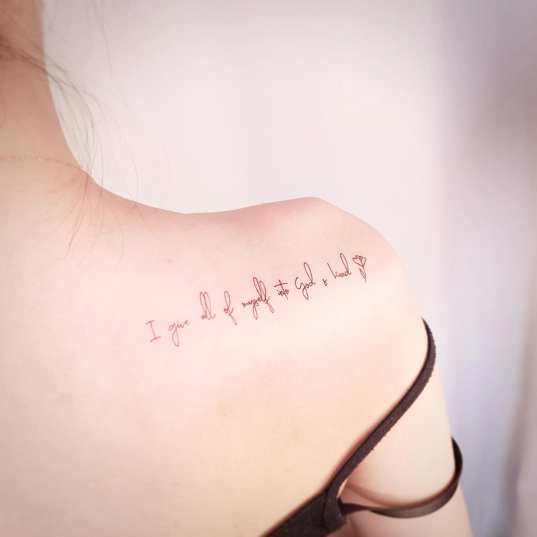 어깨 레터링 - 1