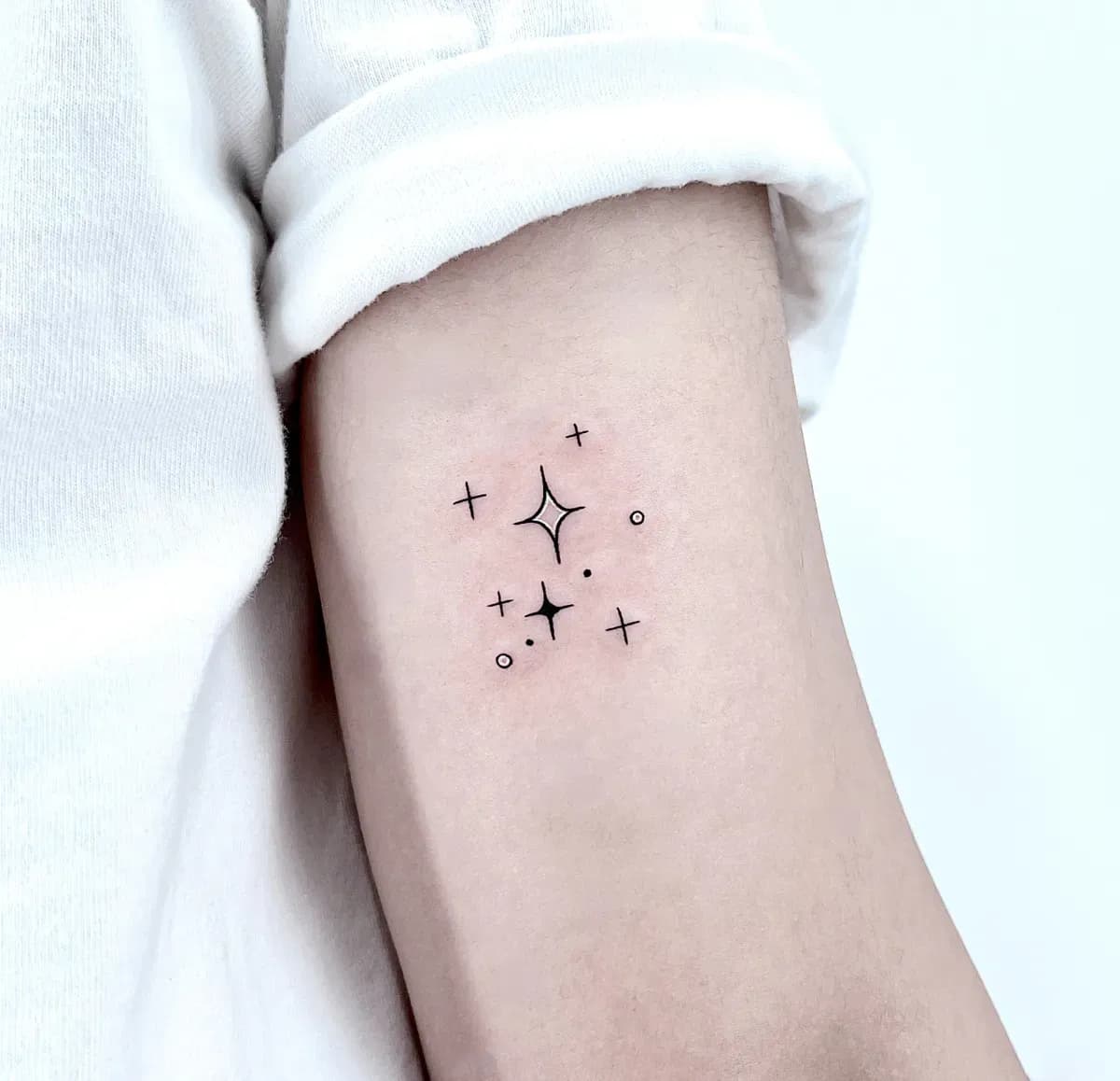 인천타투 주안타투 별자리타투 사수자리타투 반짝이타투 - 1