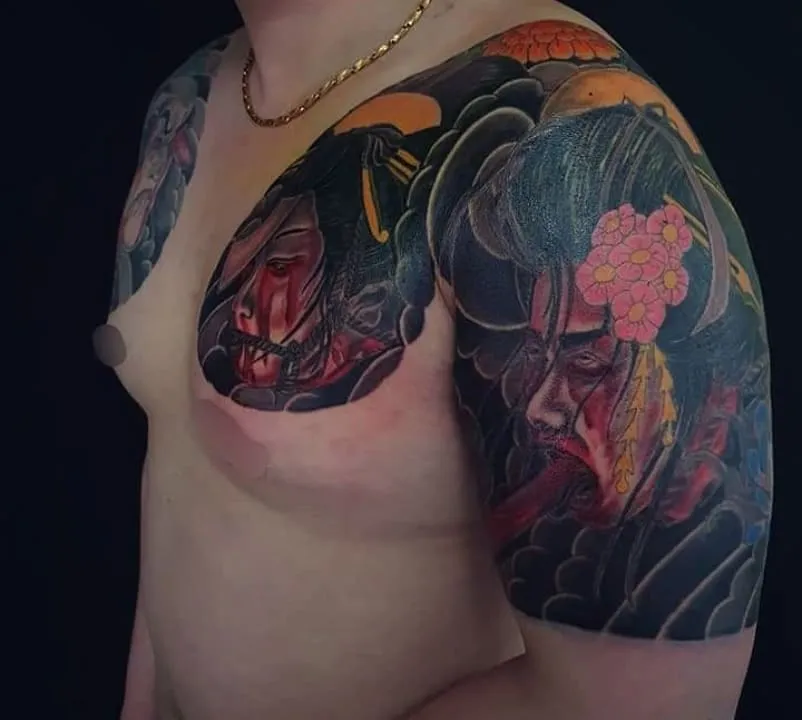 나마쿠비 타투 - 1