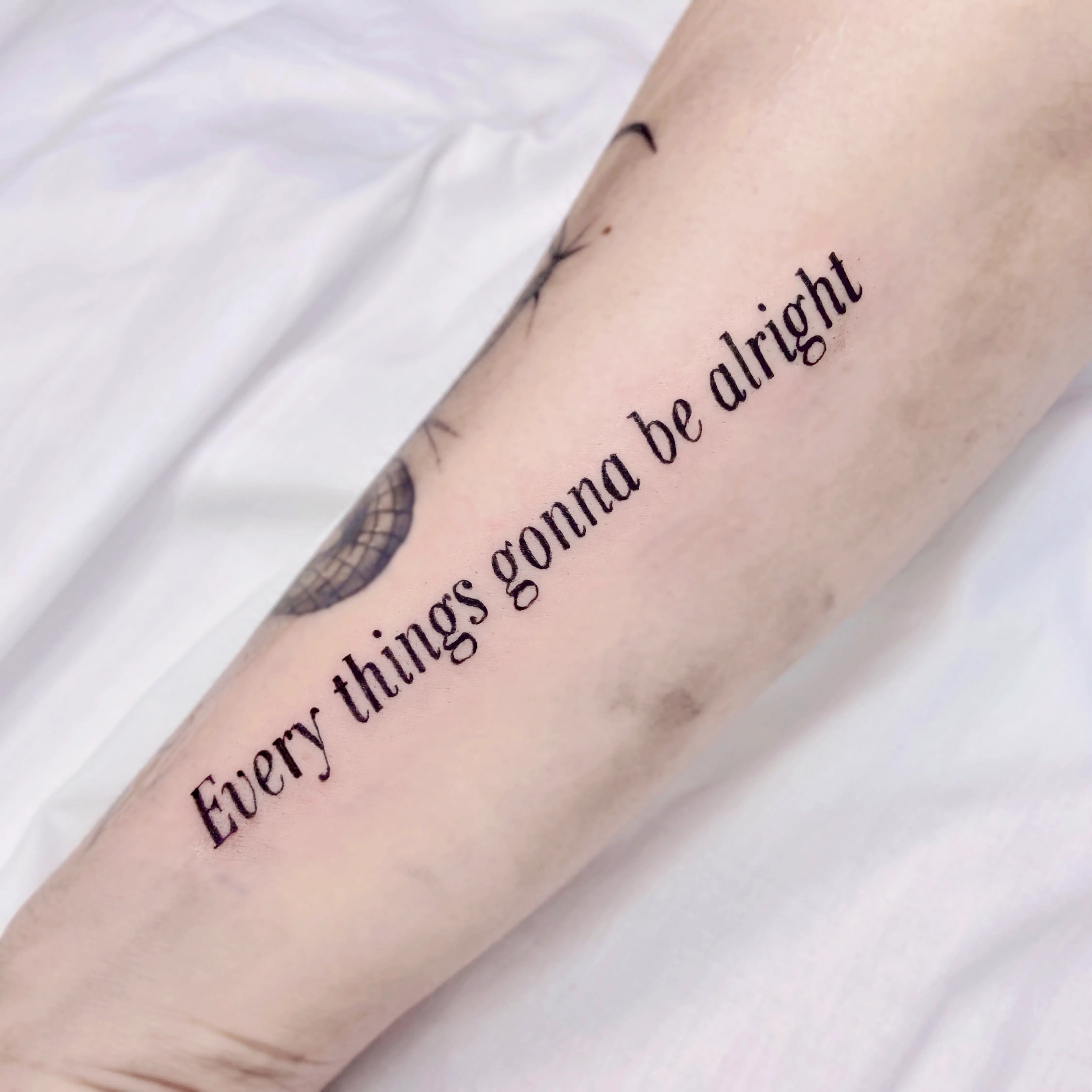 레터링 타투 - 1