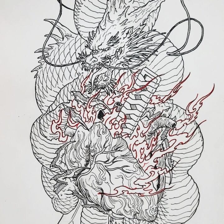 (예약가능)뉴재패니즈 이레즈미 용과 심장