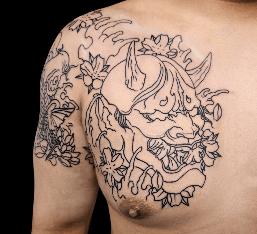 한야와 잉어(가슴 반팔)