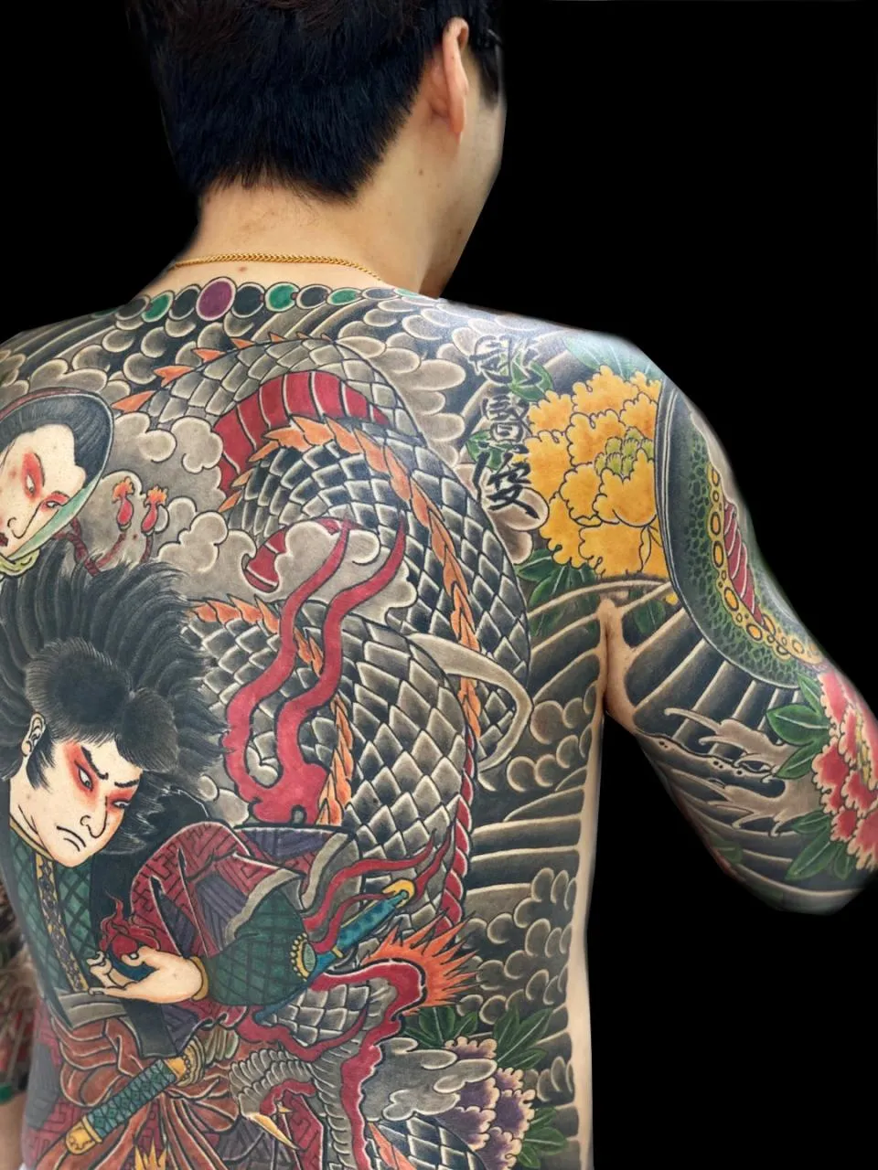 노잔디 타투 - 등판 이레즈미 - 1