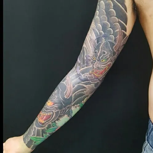 이레즈미 가슴긴팔 타투 - 1