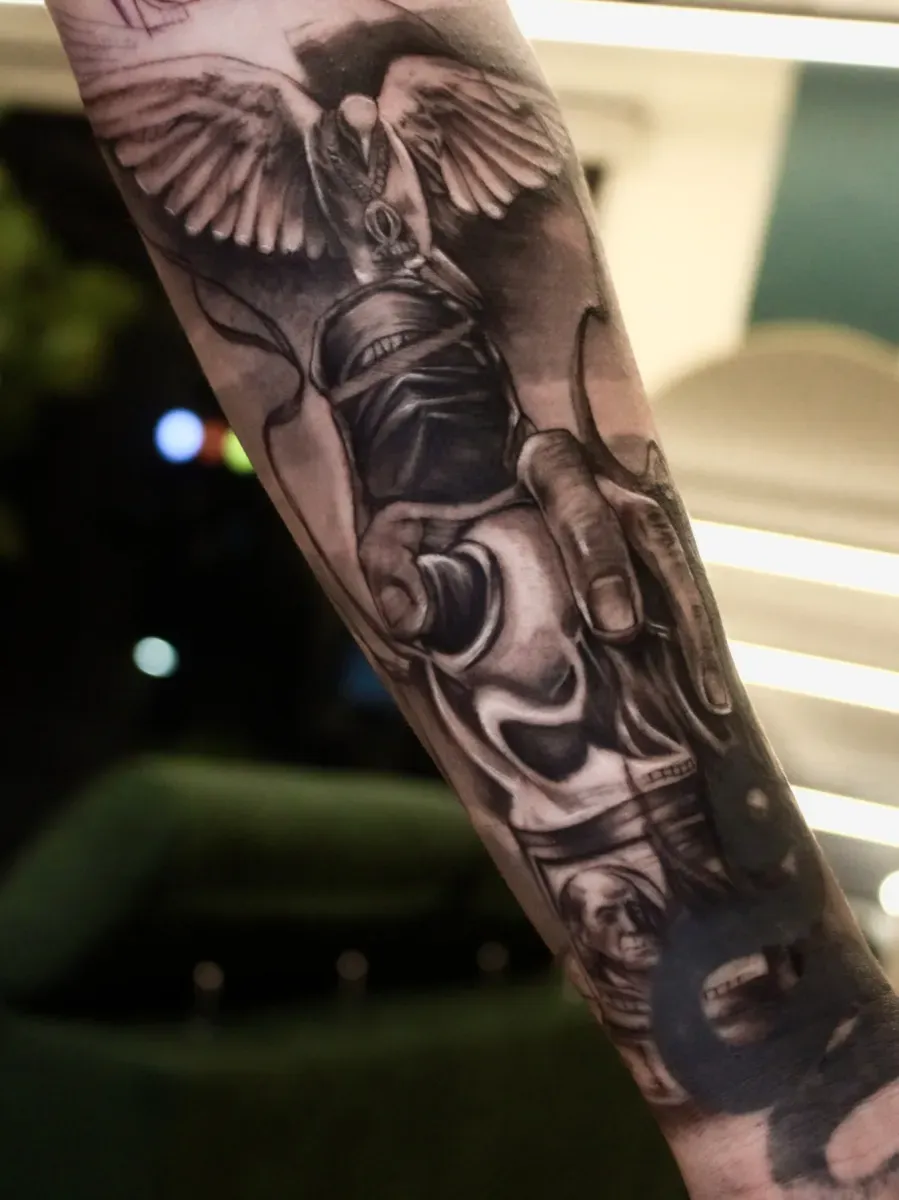 블랙앤그레이 커버업 치카노 - 1