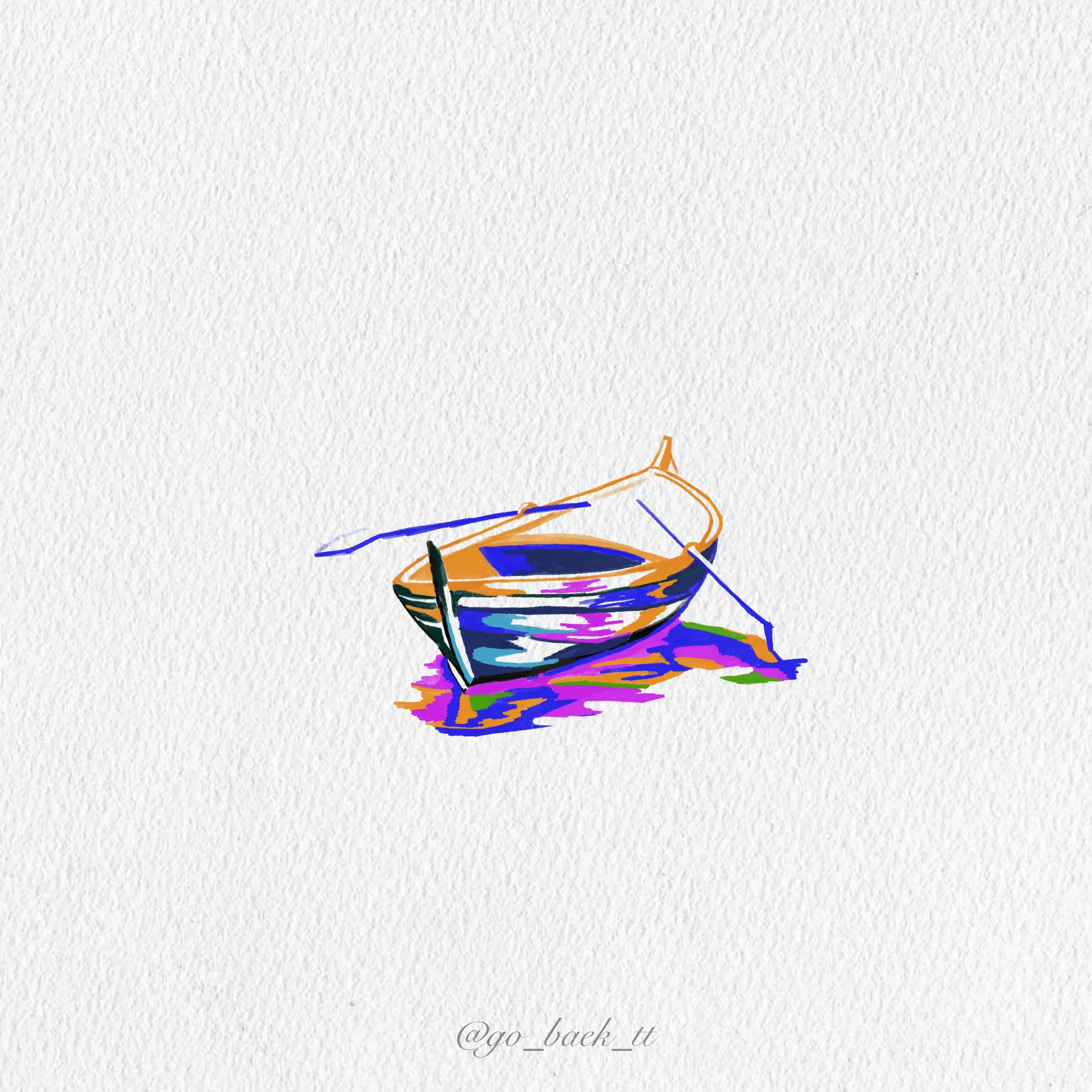 나룻배 타투 - 1