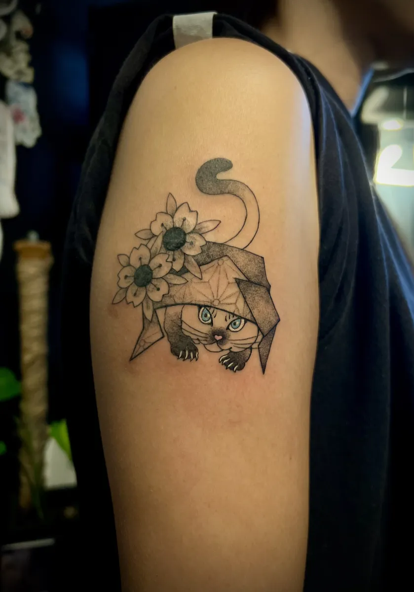 묘당타투 고양이 - 1