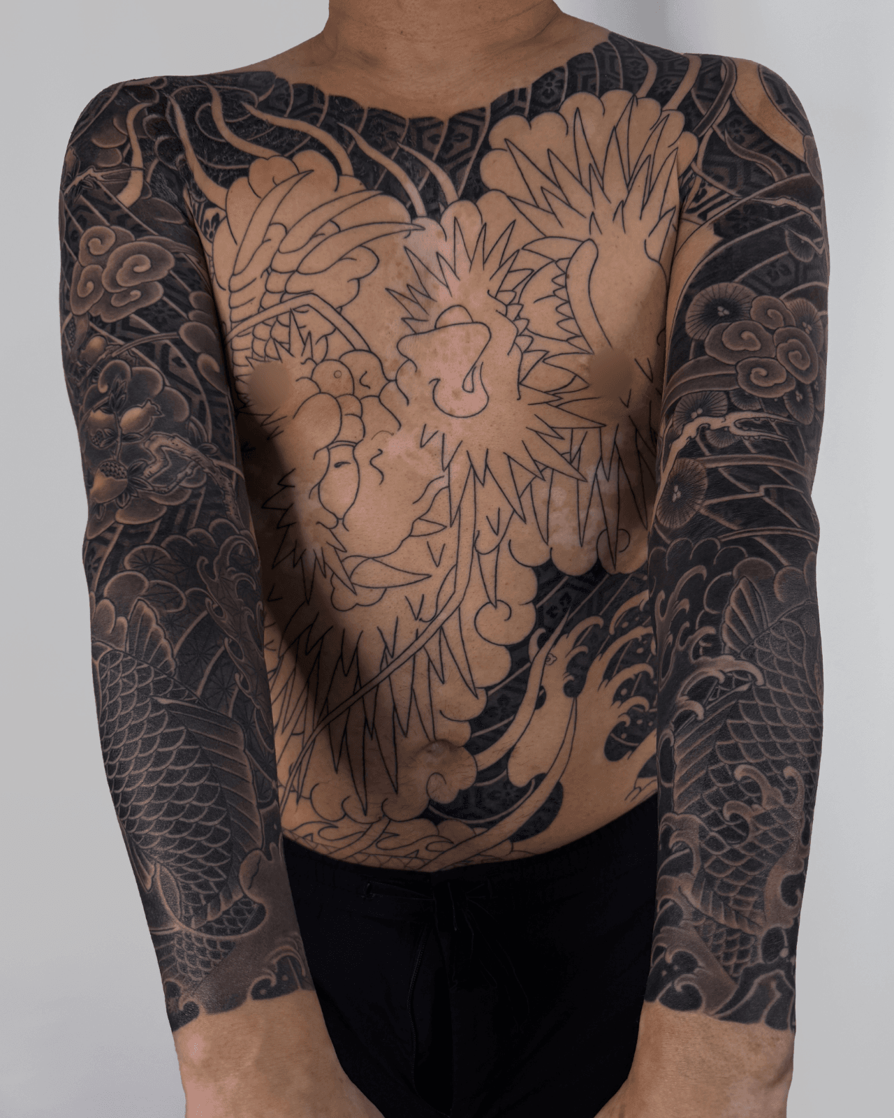 Japanese bodysuit 이레즈미 전신타투 부천타투 제로타투