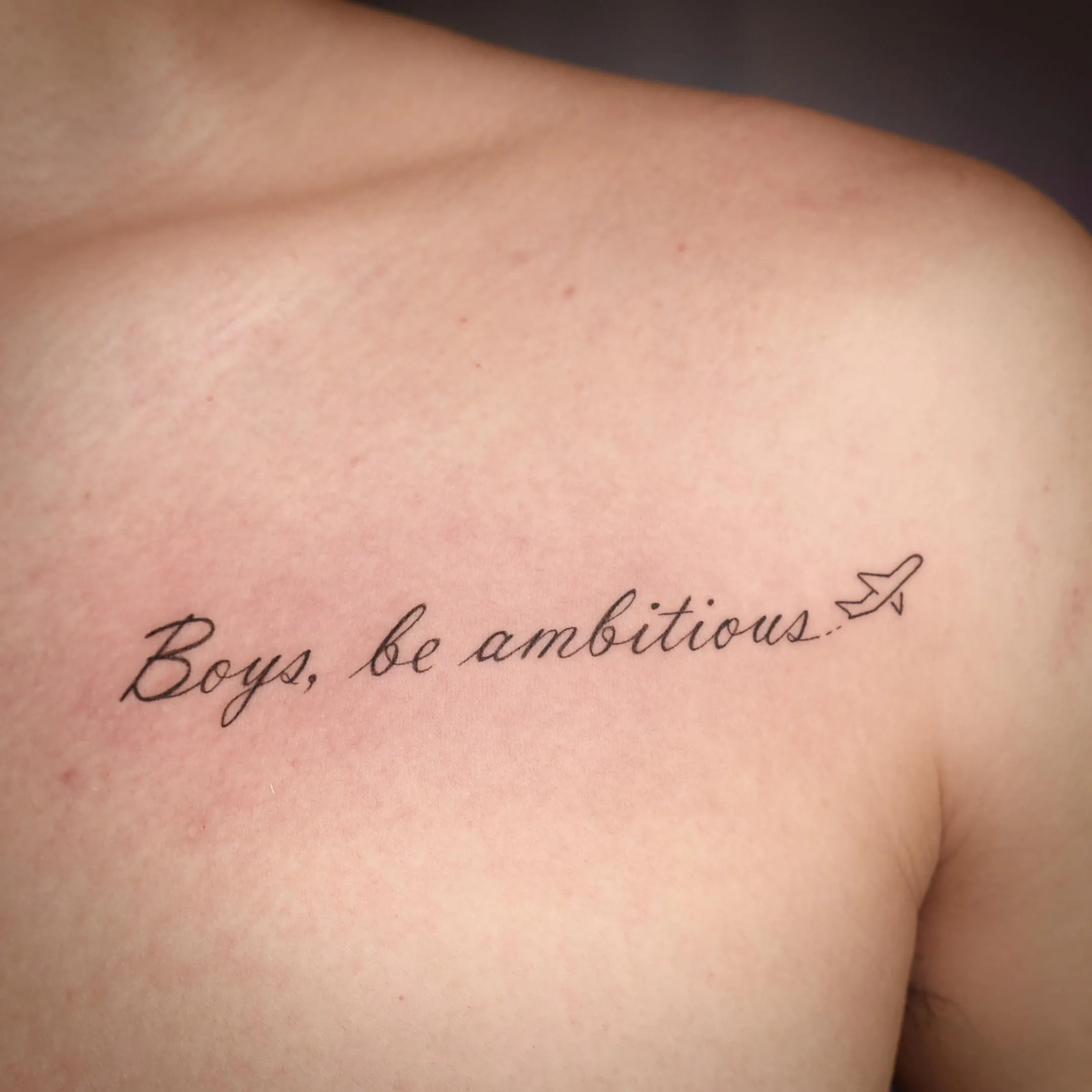 가슴 레터링 - 1