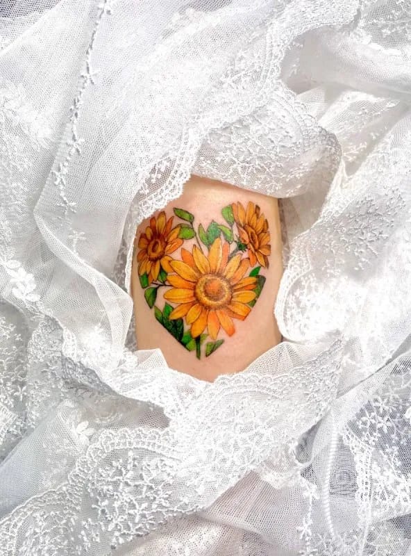 해바라기 대구타투