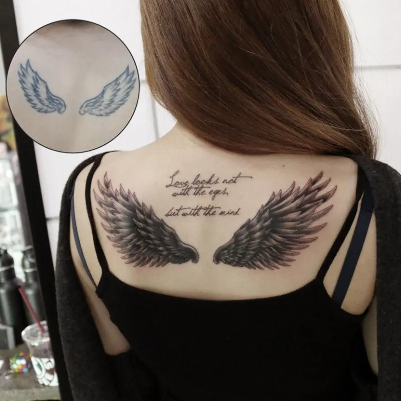 날개 터치업 커버업 레터링추가작업 - 1