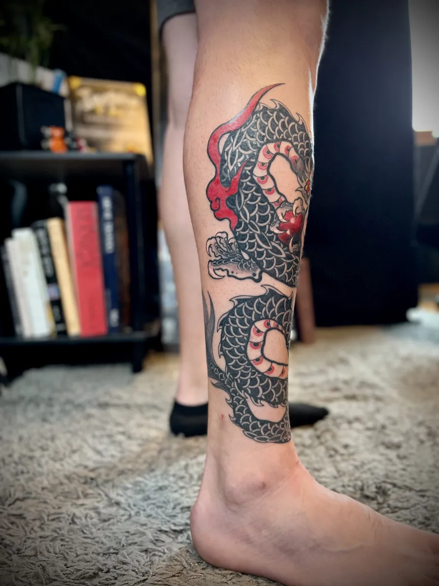 묘당타투 용 - 1