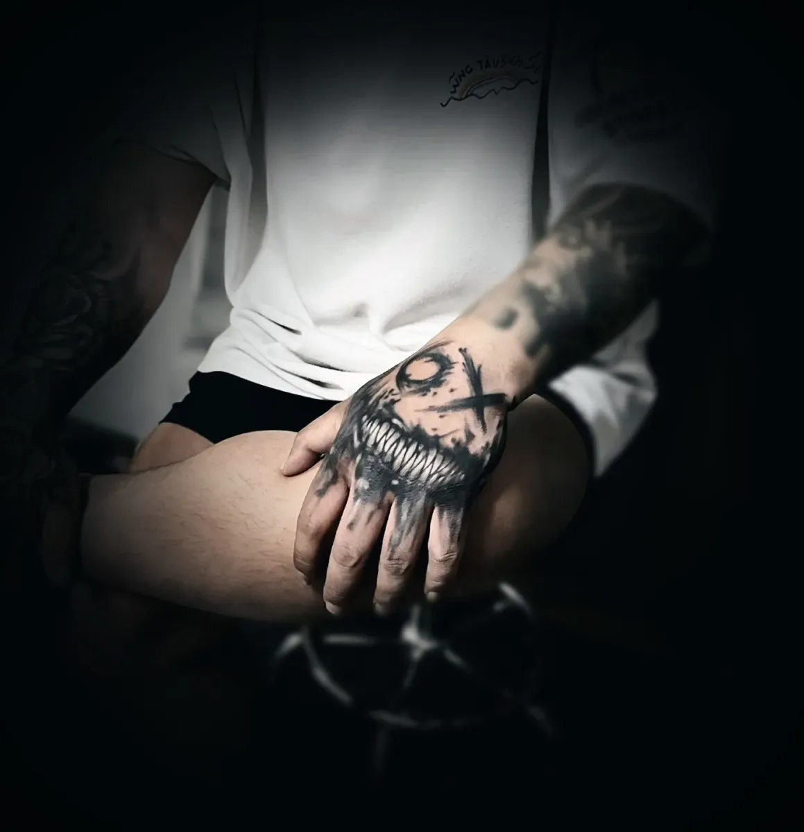 스마일 낚서타투