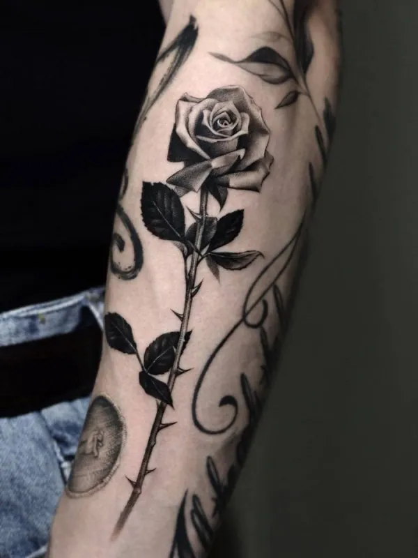 ❤️ 장미 타투 ❤️