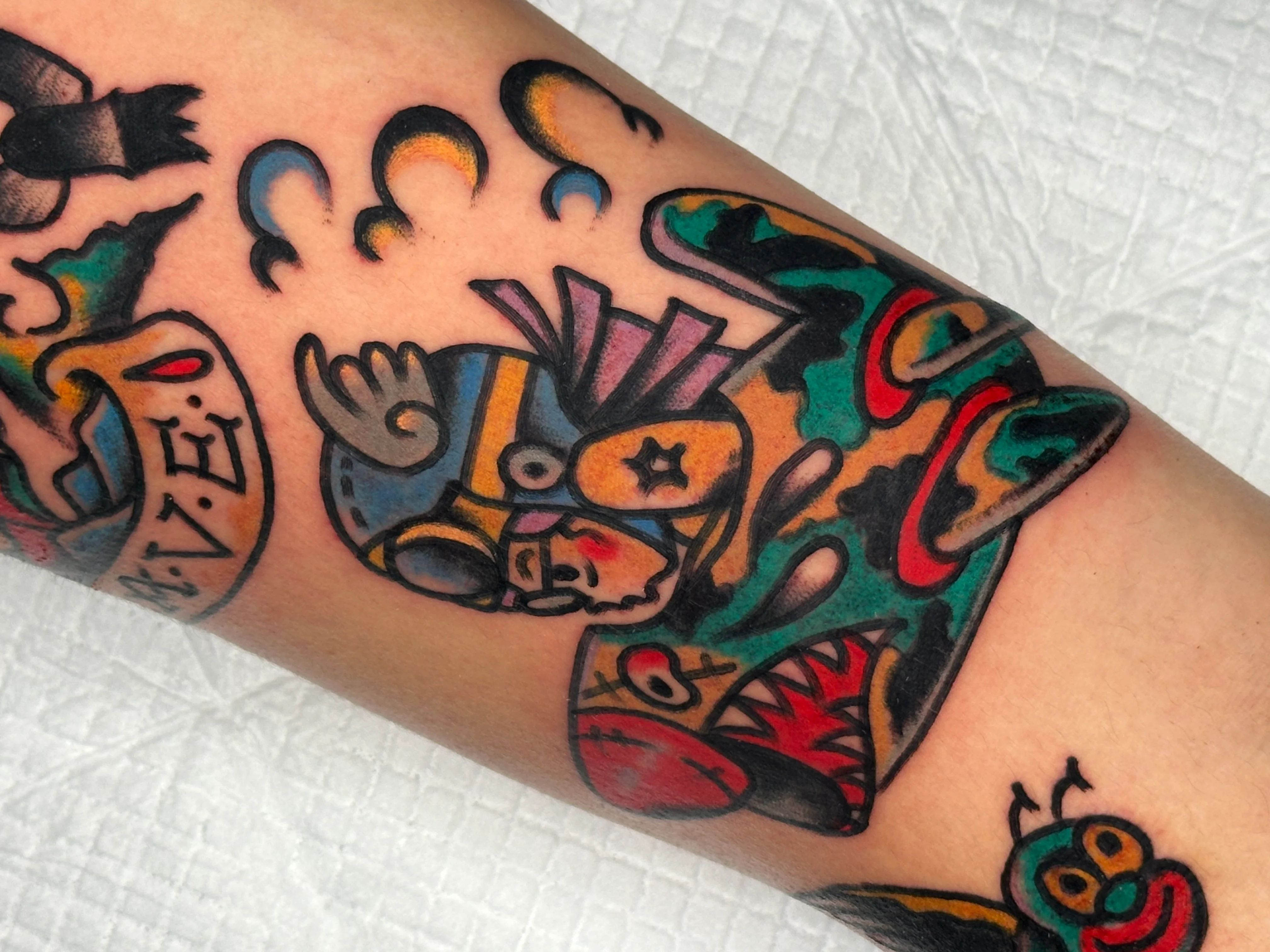 캐릭터와 스쿨조합