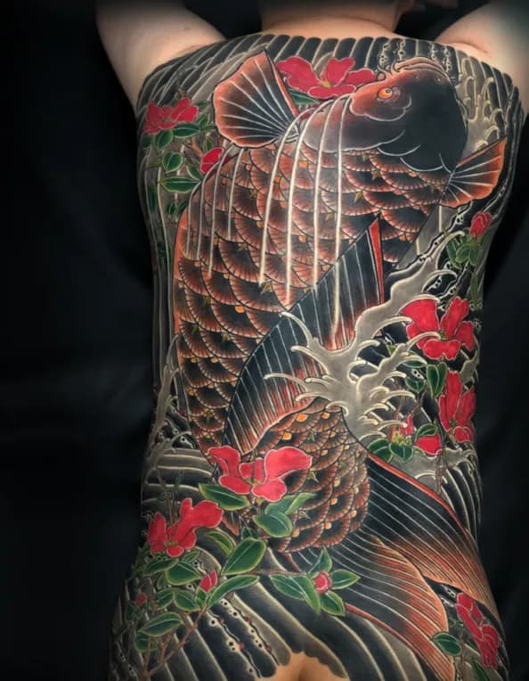 노잔디 타투 - 등판 이레즈미 - 1