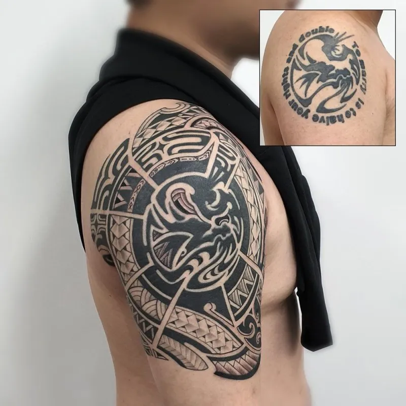 트라이벌 커버업 터치업 - 1