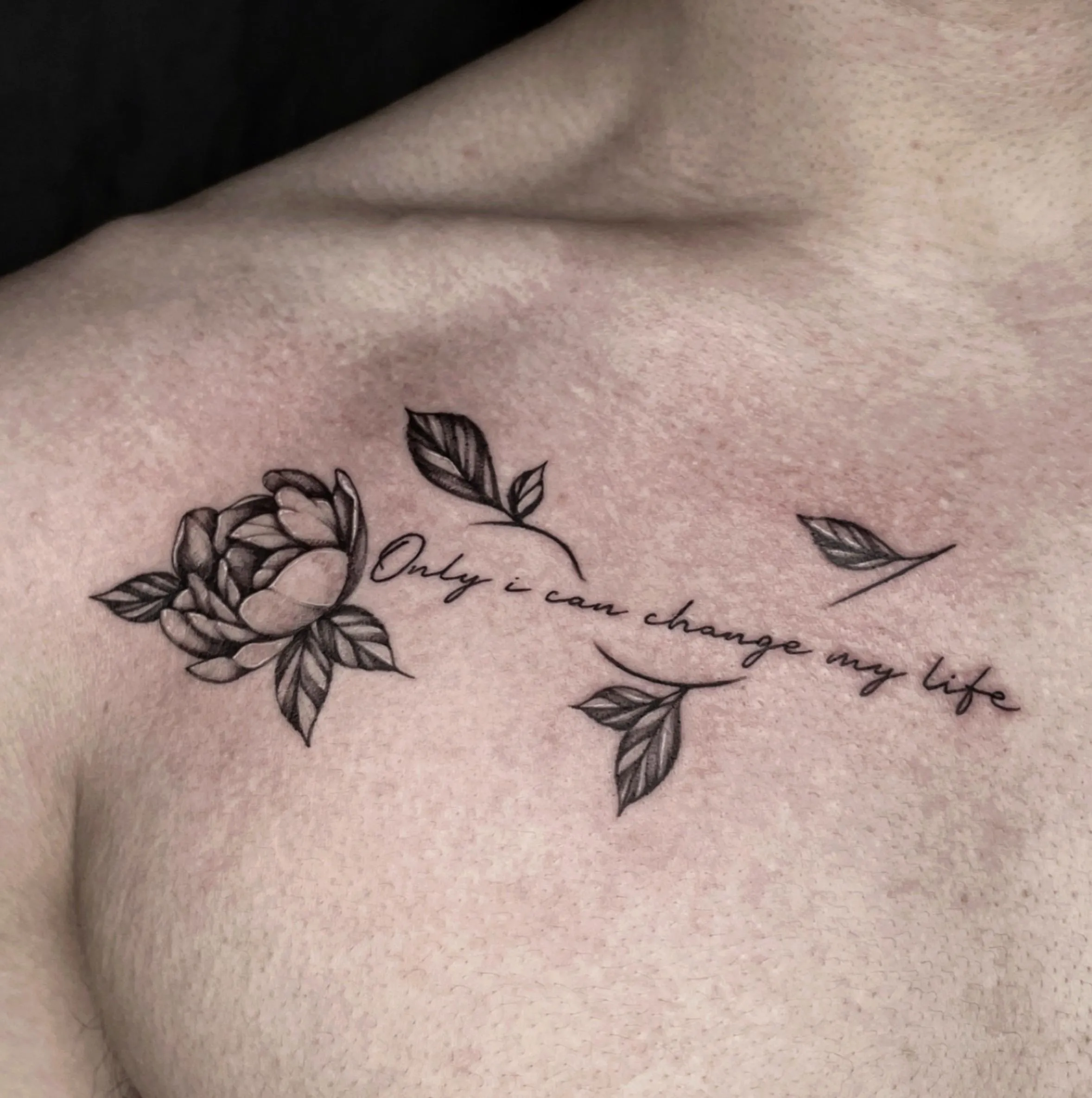 꽃과 레터링 - 1