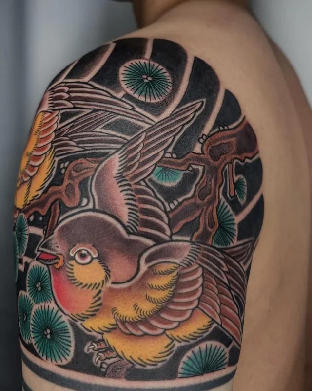 이레즈미타투 긴팔연장 반팔타투 참새타투 부천타투 인천타투 제로타투