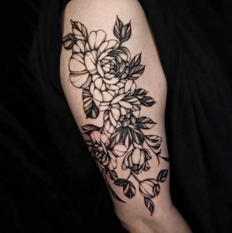 서면타투 전포타투 꽃타투 - 1