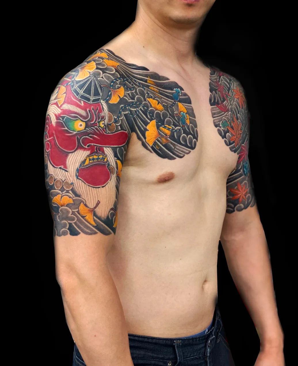 노잔디 타투 - 가슴 반팔 이레즈미 - 1