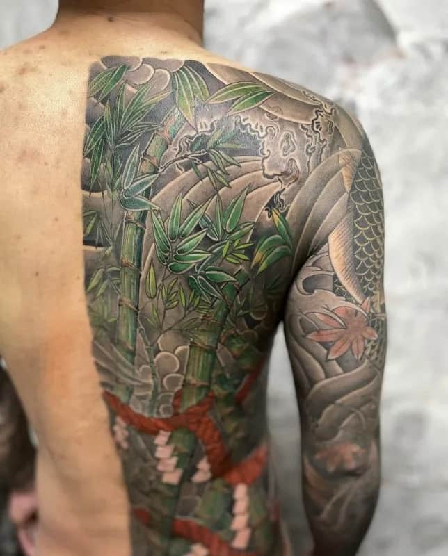 (이레즈미)등반판 대나무 작업🔥