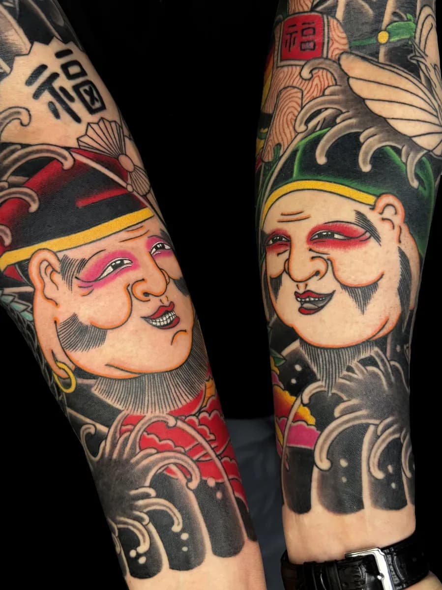 이레즈미 긴팔연장 칠복신타투 부천타투 인천타투 제로타투 - 1