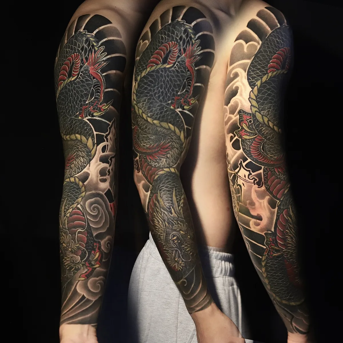 터치업 및 커버업 컬러 긴팔