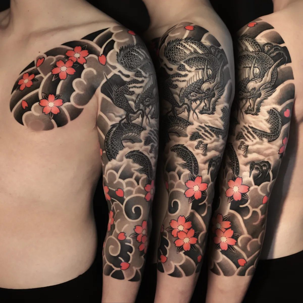 가슴 7부 커버 및 연장