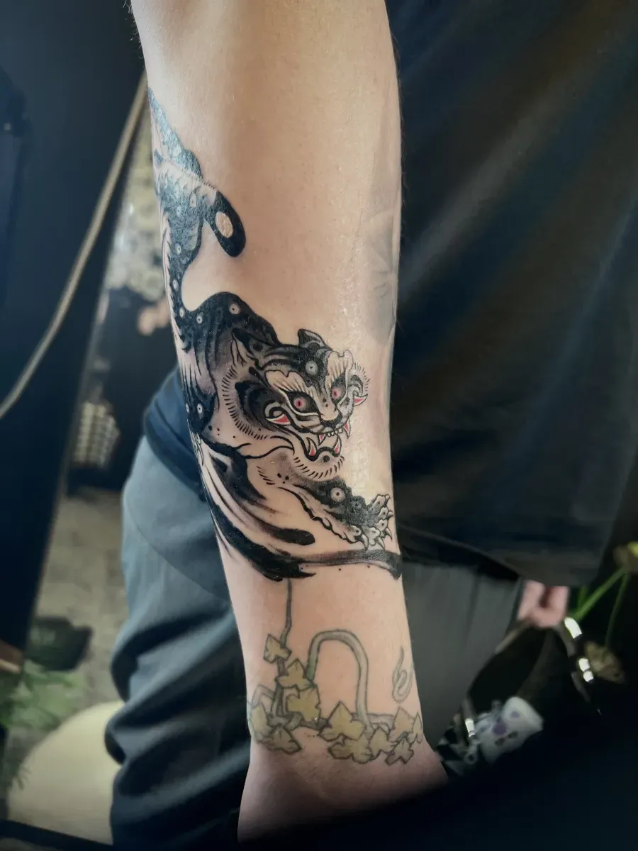 묘당타투 호랑이 - 1