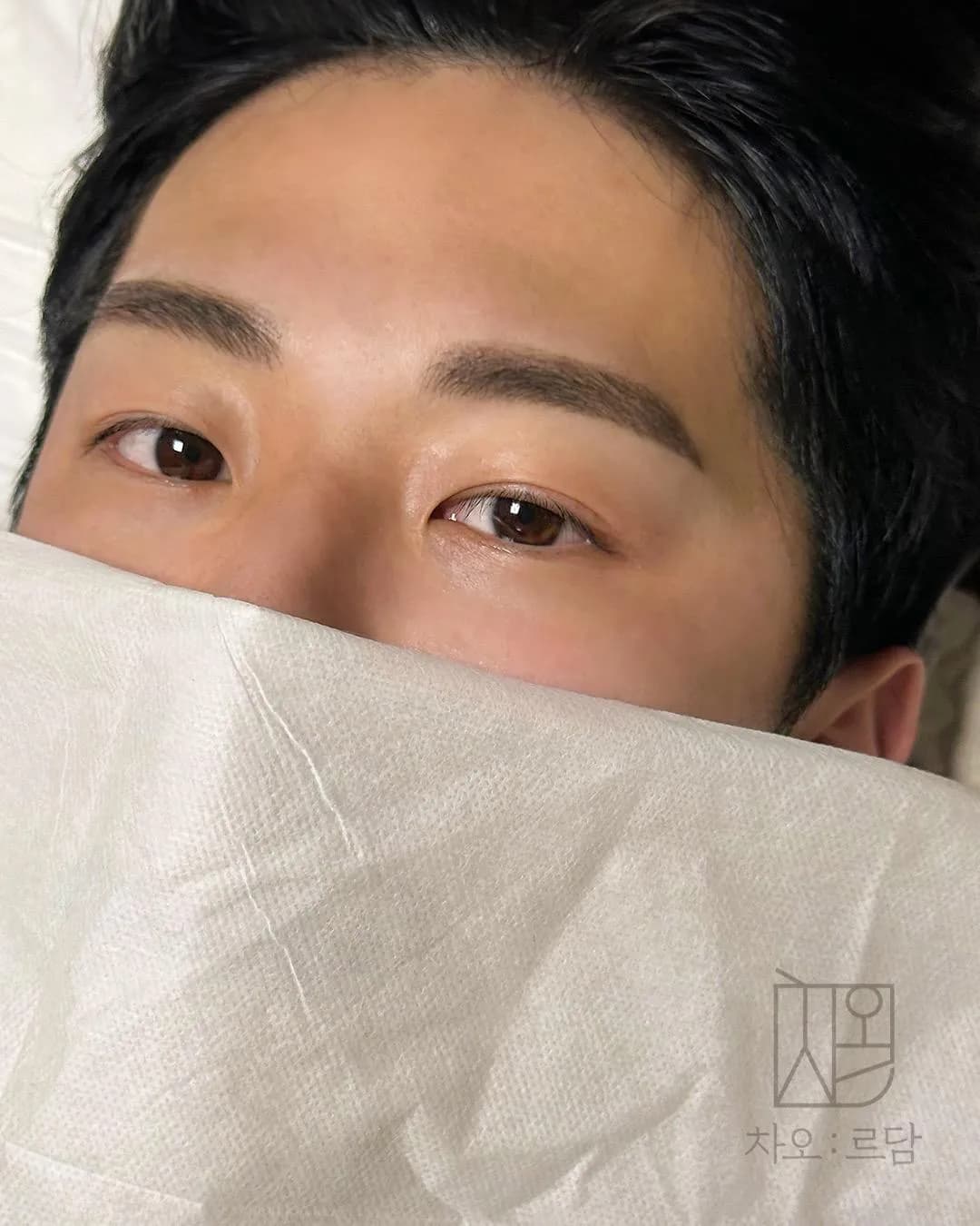 차오르담 남자눈썹