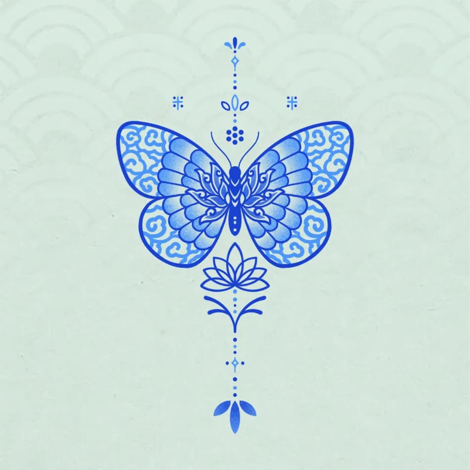 동양적인 오너먼트 - 1